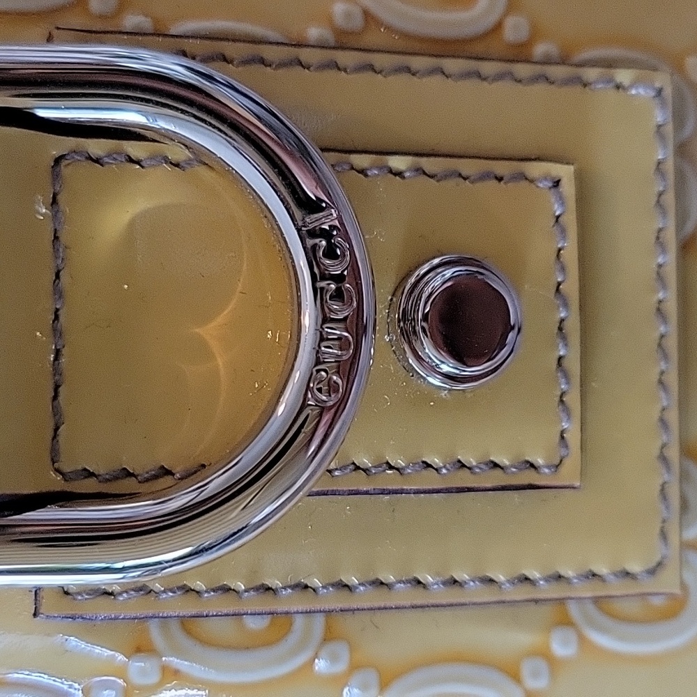 Gucci Vintage Yellow Patent leather tote – EUC - Picture 6 of 11